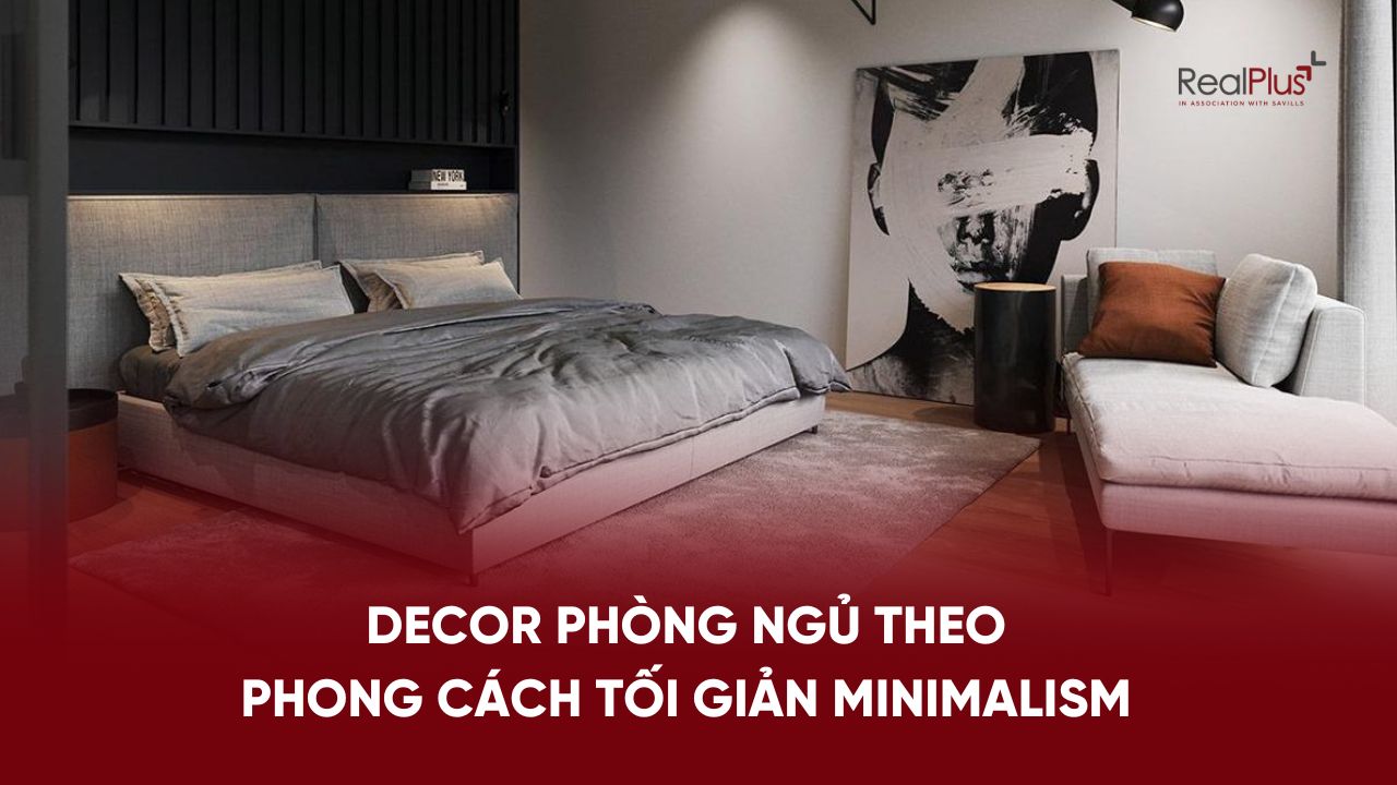 Decor phòng ngủ theo phong cách minimalism tối giản