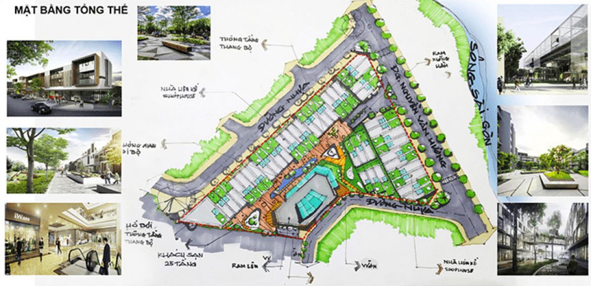 Perspective of the master plan of King Thao Dien 1170x0 c center