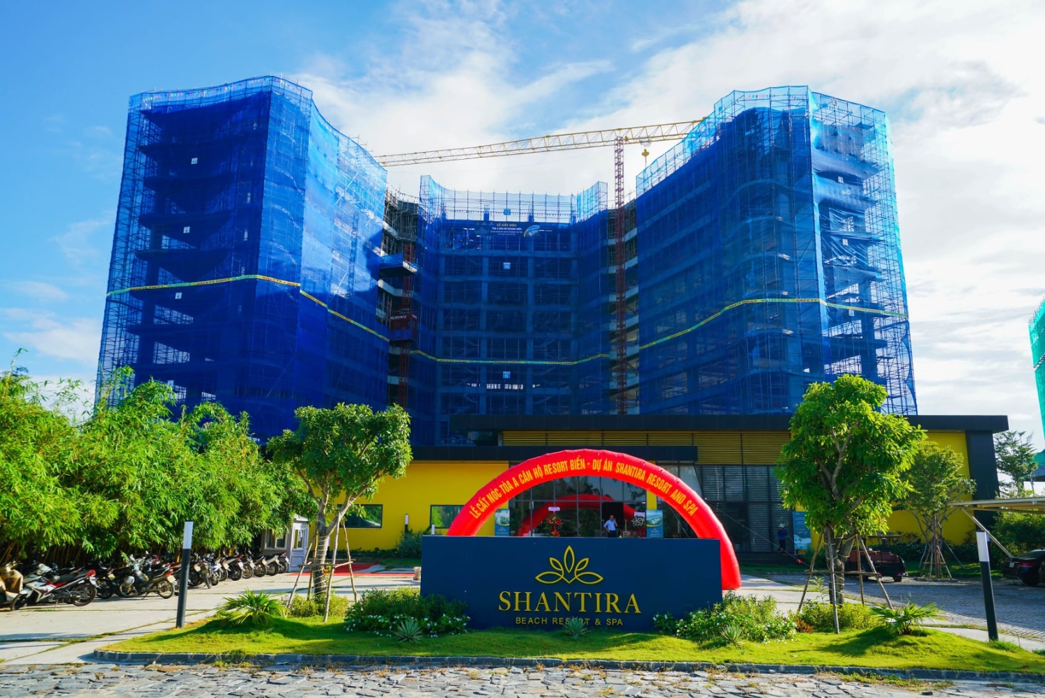 Cập nhật tiến độ dự án Shantira Resort & Spa Tháng 10/2020