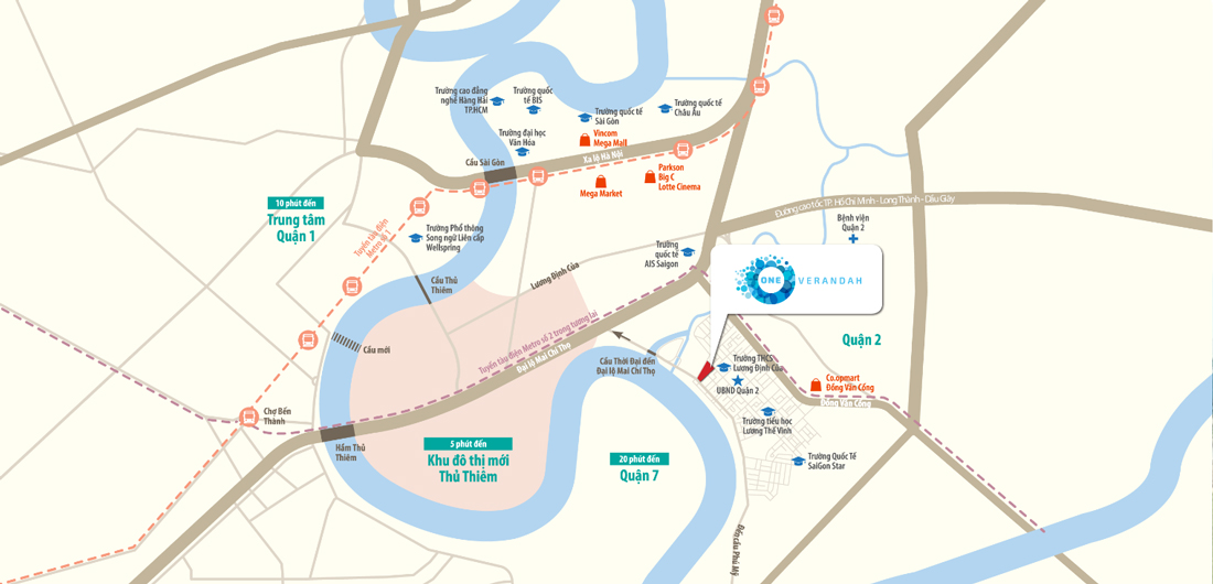 vi tri du an metropole thu thiem